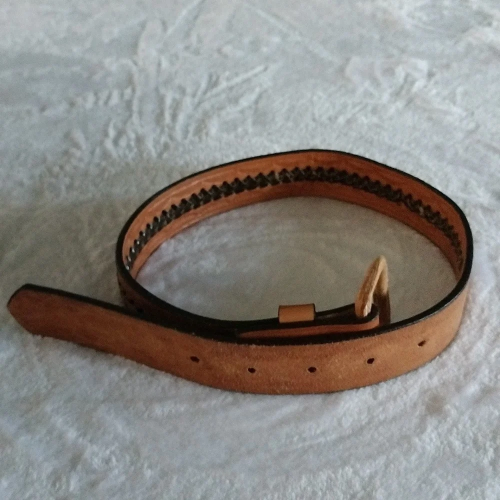 Leather belt